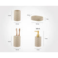 Bathroom Accessories 6 IN 1 Acrylic Bath Set