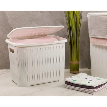 Laundary Basket With Lid Small Size