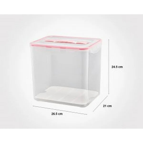 Four Lock Container With Handle 10.5LTR