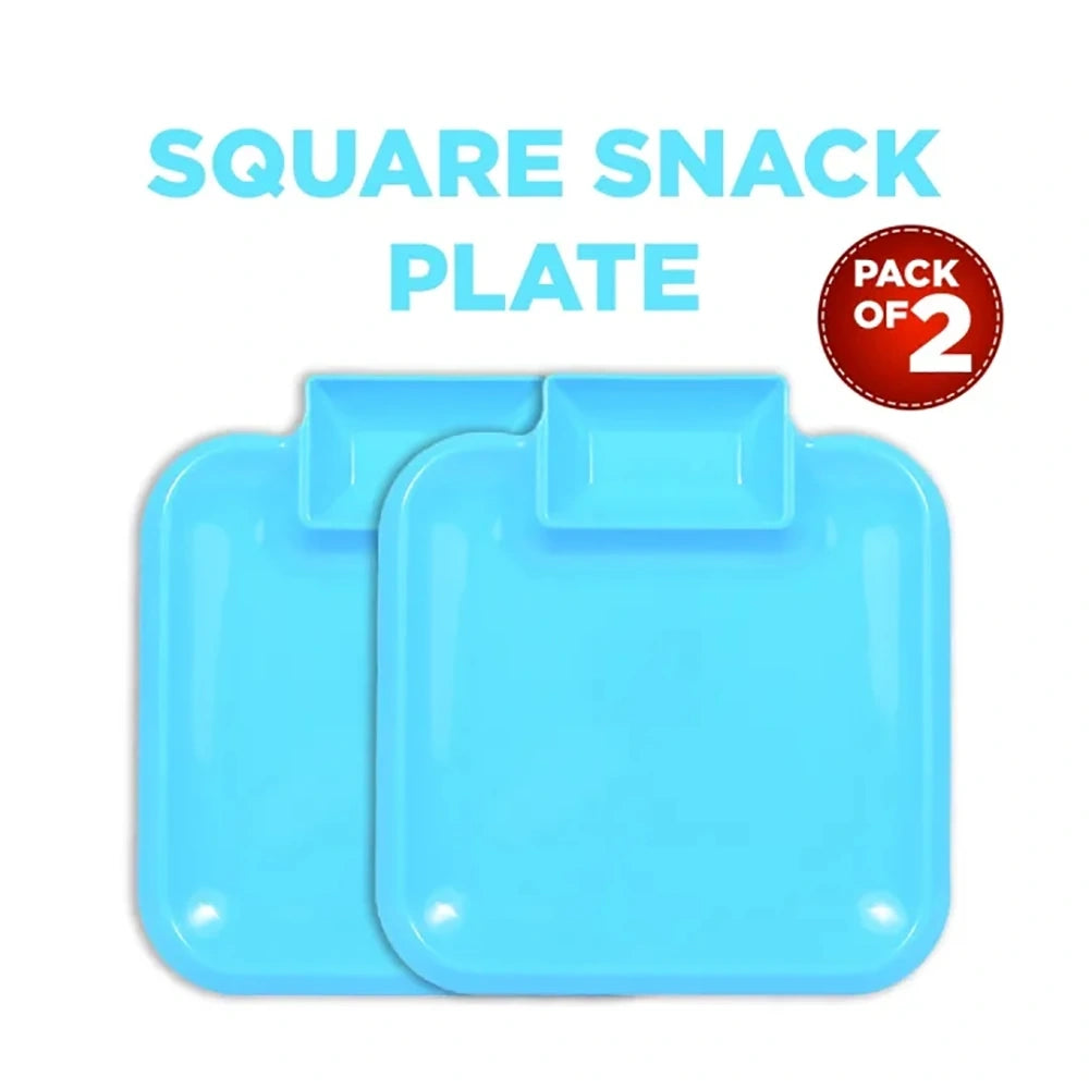 Square Snack Plate (Pack of 2)