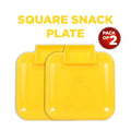 Square Snack Plate (Pack of 2)