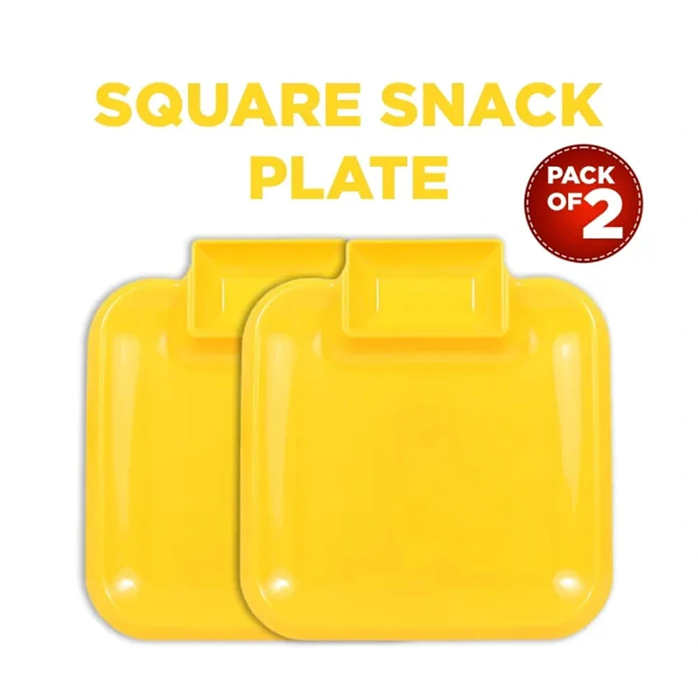 Square Snack Plate (Pack of 2)