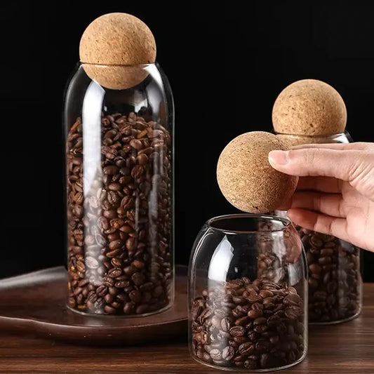Glass Storage Jar Set β 3 Pieces with Lids for Pantry