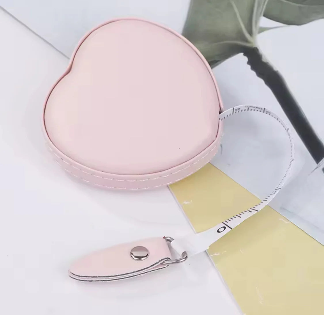 Mini Flexible Ruler – Cute Heart Shaped Measuring Tape