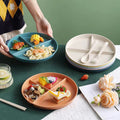 Divided Dinner Plate with Spoon & Fork – BPA-Free & Durable