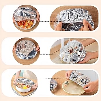Reusable Aluminum Foil Film – Food Grade (Pack of 10)