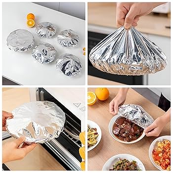 Reusable Aluminum Foil Film – Food Grade (Pack of 10)