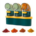 Precision Salt Dispenser Kitchen Seasoning Jar With Adjustable Pour Spout Quantitative Control Salt Shaker