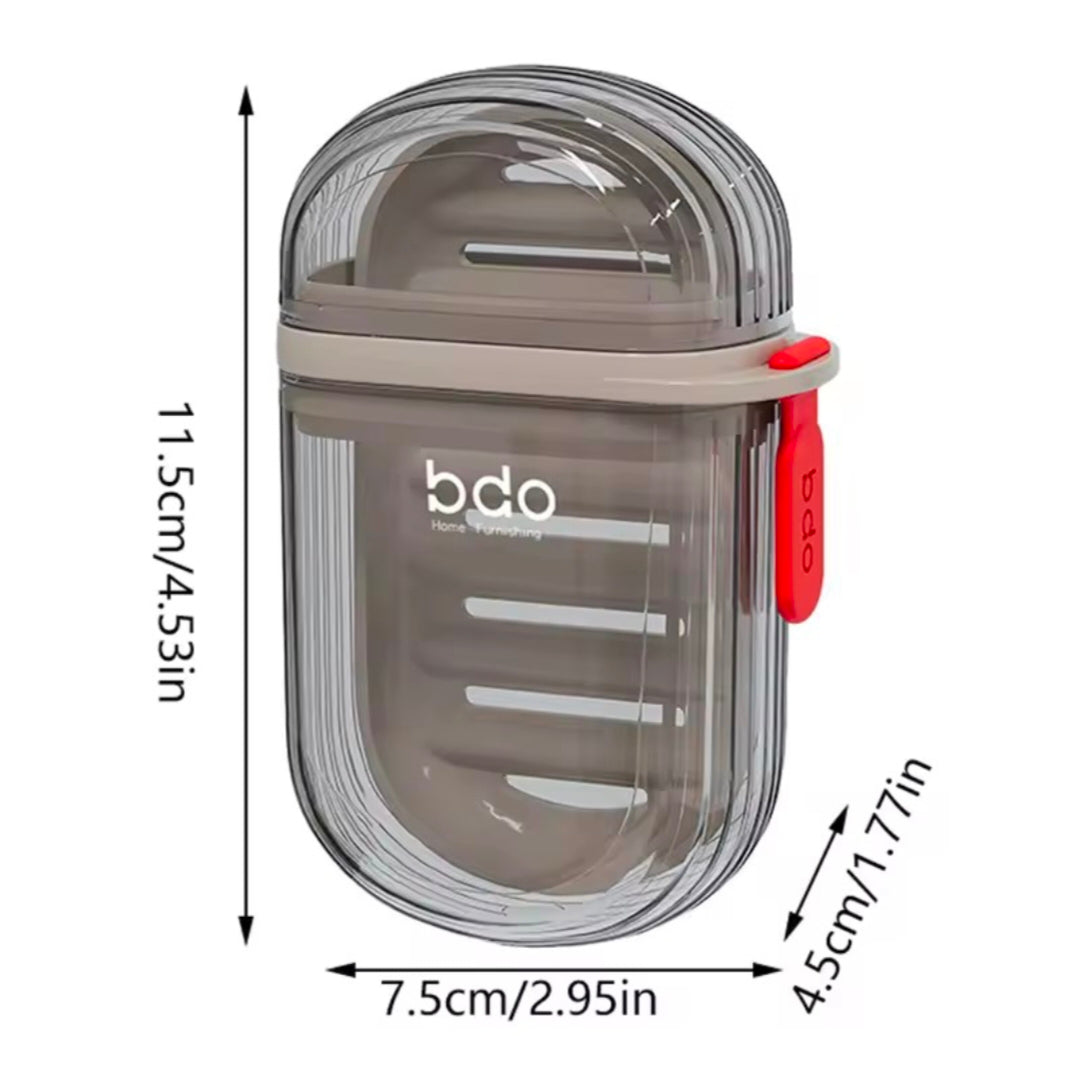Portable Soap Dishes Sealed Storage Box Waterproof Travel Home Bathroom Soap Box Soap Case Outdoor Soap Cantainer Organizer