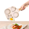 Frying Pan Nonstick Grill Pan 4- Cup Egg Frying Pan for Gas Stove and Induction Cookware