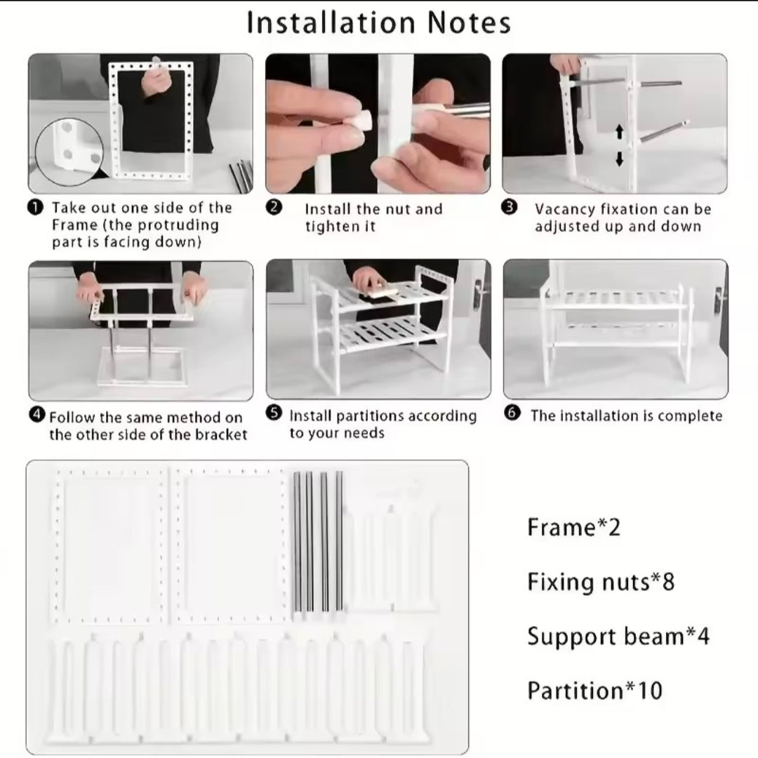 Cabinet Organizer Shelves Stackable kitchen Counter Shelves Cabinet Organizer And Storage Pantry Organizer