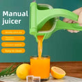 Manual Plastic Juicer Small Home Use Lemon Fruit Juicer Multifunctional Compact Size Hand Operated Juicing Machine