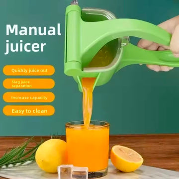 Manual Plastic Juicer Small Home Use Lemon Fruit Juicer Multifunctional Compact Size Hand Operated Juicing Machine