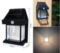 Led Solar Wall Lamp Ip65 Waterproof Intelligent Induction 3 Lighting Modes Tungsten Lamp Household Garden Light Villa Lighting