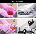Silicone gloves 1 Pair Dishwashing Cleaning