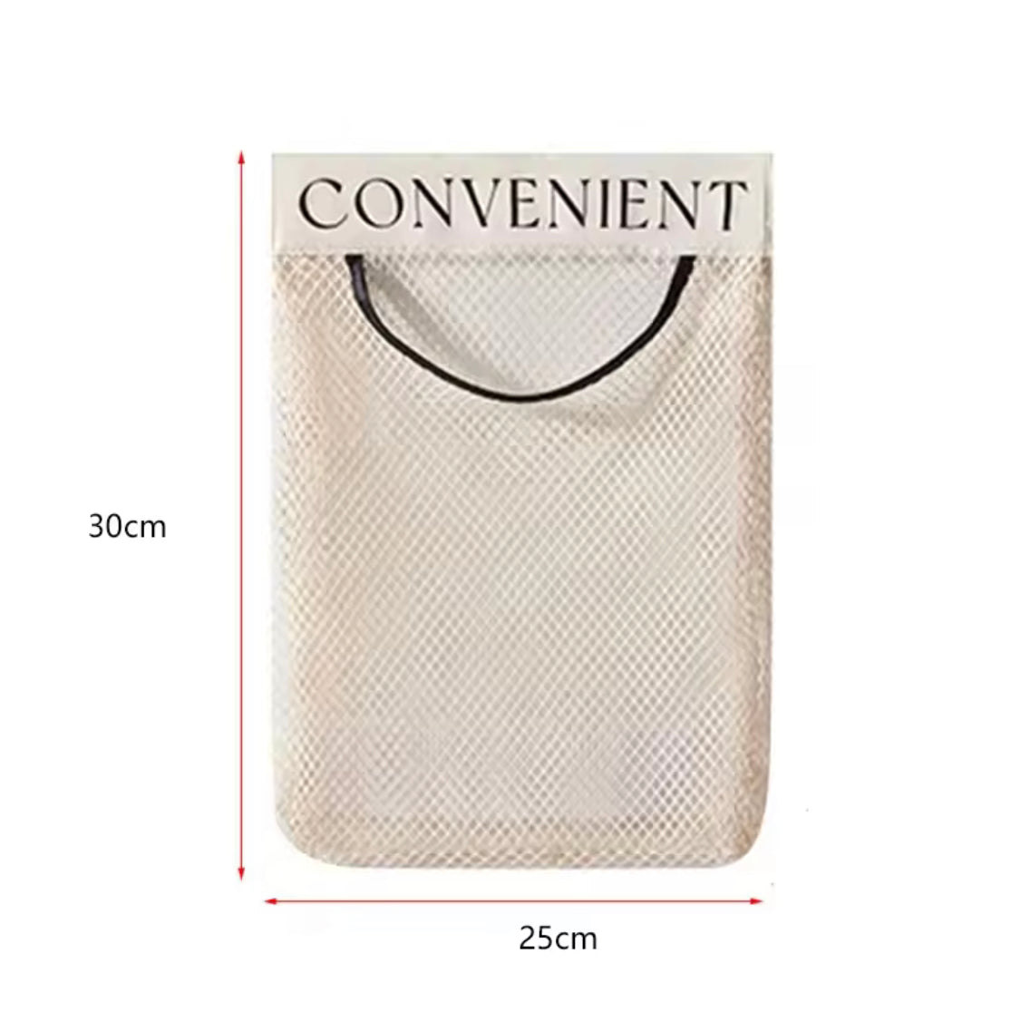 Hanging Mesh Trash Bag Holder – Reusable & Space-Saving
