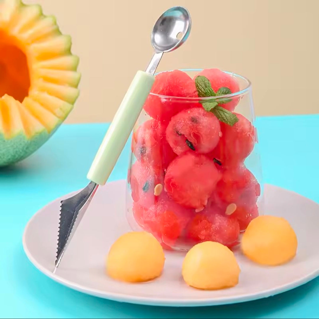 Kitchen DIY Cold Dishes Tools Gadgets Ice Cream Dig Ball Scoop Scoop Baller Multi Function Fruit Carving Knife Watermelon Baller