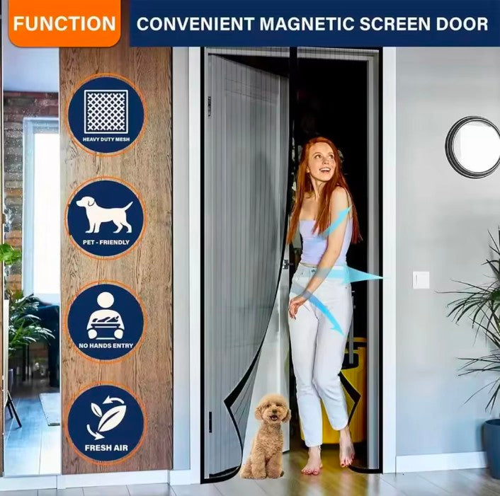 Mosquito Net Door Net Magnet Lnsects Automatically Close Easy Installation Ventilation Curtain New Sand Net Insect Screen Mesh