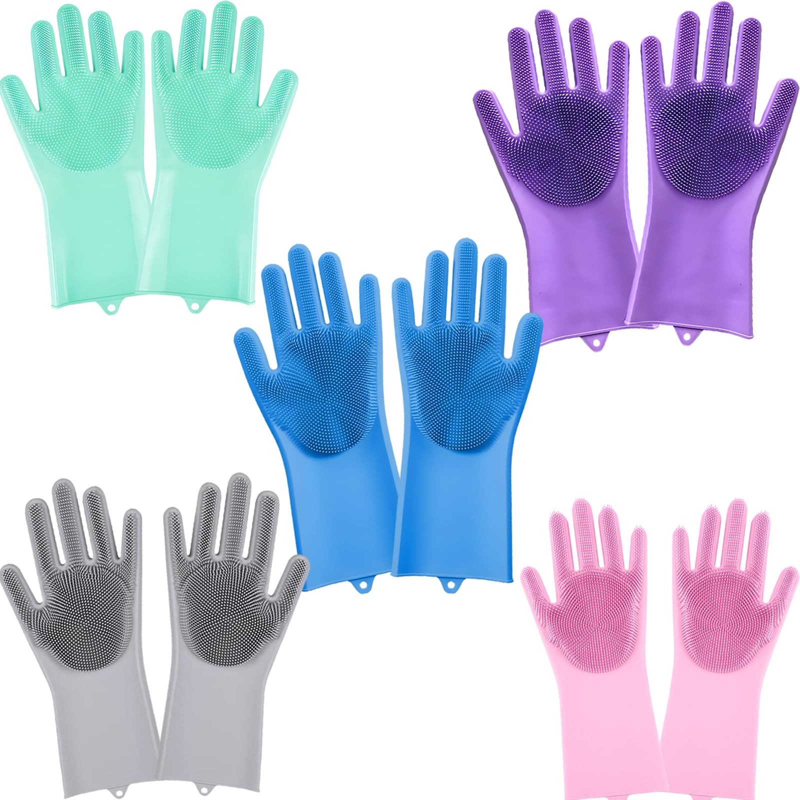 Silicone gloves 1 Pair Dishwashing Cleaning
