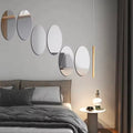 3D Wall Stickers Mirror Reflective Surface Oval Square Acrylic Sticker Home Bathroom Living Room Wall Decoration
