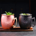 1PC 530ml Stainless Steel Moscow Mule Mug Kitchen Bar Beer Cup Coffee Mug Drinkwares Cup