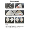 Puzzle Art Golden Mirror MosaieTilc DIy Showroom Lobby KTY Display Ceiling Tile Wall Tile