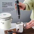 New Handheld Electric Egg Beater Household Small 304 Stainless Steel Milk Frother Electric Mini Coffee Frother Whisk Frother