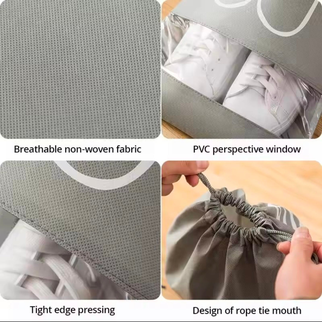 Shoes Storage Bags Closet Organizer Non-woven Travel Portable Bag Waterproof Pocket 692