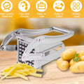 Multifunction Manual French Fries Steel vegetable Cutter Tool Fast Cutting With 2 Blades for Home Kitchen Restaurant