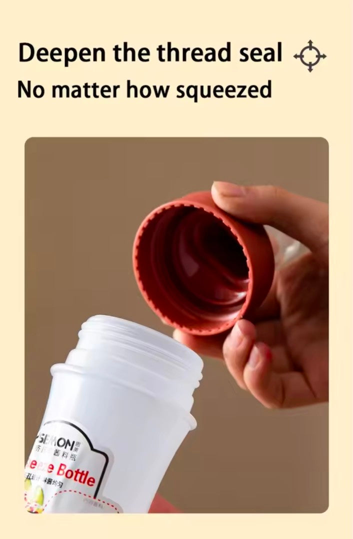 350ml Squeeze Bottles Condiment Bottle With Nozzle ketchup Mayonnaise Squeeze Bottle Honey Dispensar Kitchen Supplies