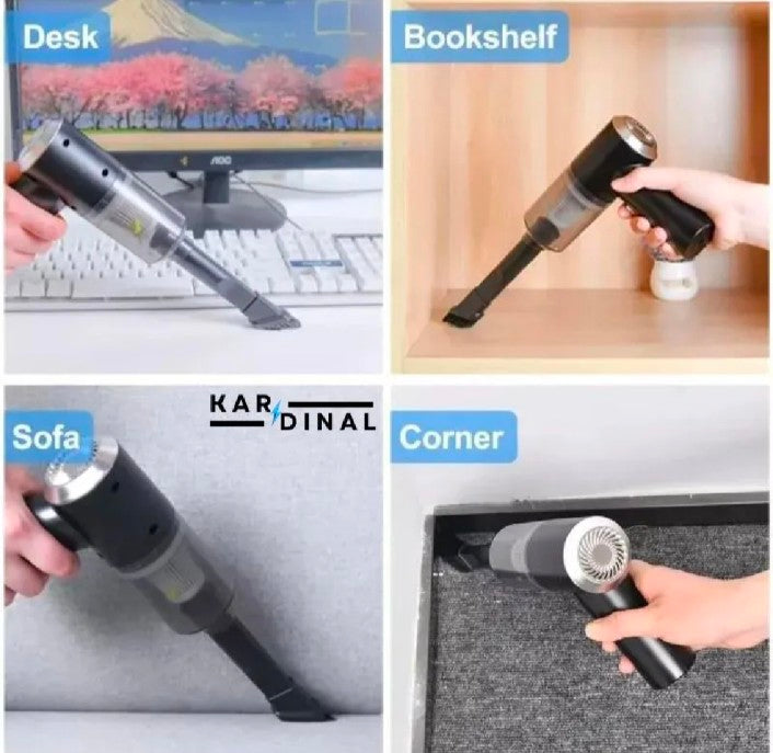 Portable Wireless Car Vacuum Cleaner Wireless Vacuum Cleaner Dual Use for Home and Car 120W High Powerful Vacuum Cleaner