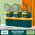 Precision Salt Dispenser Kitchen Seasoning Jar With Adjustable Pour Spout Quantitative Control Salt Shaker