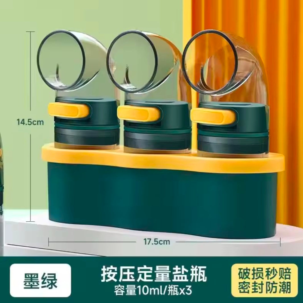 Precision Salt Dispenser Kitchen Seasoning Jar With Adjustable Pour Spout Quantitative Control Salt Shaker