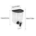 550ml Mouthwash Dispenser for Bathroom Clear Wall Mounted Mouth Wash Container Oil Dispenser for kitchen for kids and Adults