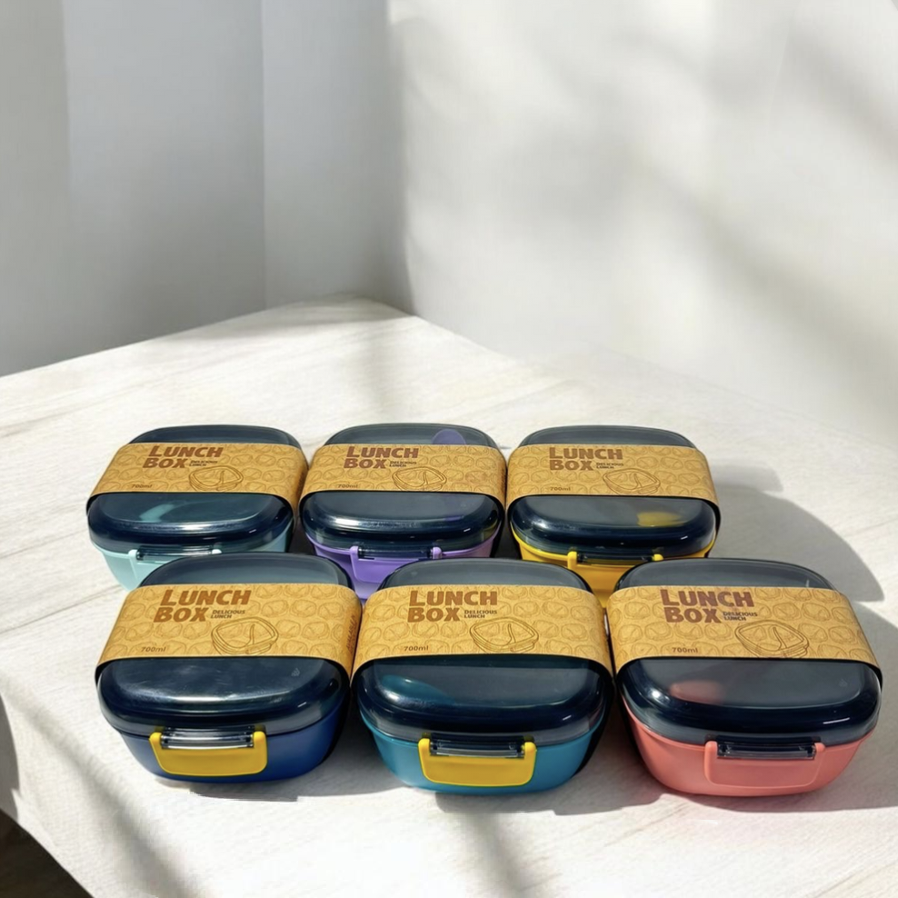 Square Airtight Lunch Box 700ml