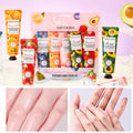 Meidian Fruit Fragrance Hand Cream Bag Set 5-Pack Moisturizing and Hydrating Hand Cream Set Autumn and Winter Prevents Dryness and Cracking Hand Care Cream Set Skin Softening and Nourishing Hand Moisturizing Cream Combination Pack Christmas Gift Birthday