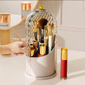 Rotating Makeup Brush Storage Cylinder Lipstick Cosmetic Box Desktop Pen Holder Skin Care Product Eyebrow Pencil Eyeliner Brush