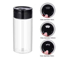 Kitchen Glass Seasoning Storage Bottle With Lip Salt White Red Sugar Spice Jar Combination Rotating Shelf Seasoning Bottle