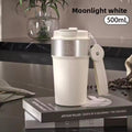Double-Sided Coffee Cup Portable Outdoor Thickened 316 Stainless Steel Insulated Water Bottle for Women Car-Voyage High Aestheti
