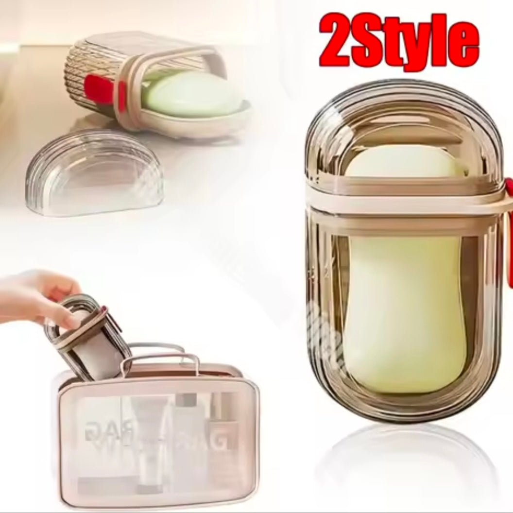 Portable Soap Dishes Sealed Storage Box Waterproof Travel Home Bathroom Soap Box Soap Case Outdoor Soap Cantainer Organizer