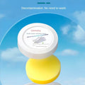 White Shoes Cleaning Cream 120g Stains Remover Whitening Formula Waterless Cleanser for Sneakers Leather Shoes with Wipe Sponge