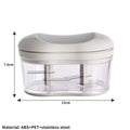 Manual Garlic Cutter Portable Home one-handed pushable telescopic garlic slicer Stainless Steel Blade Garlic Cutter