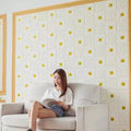 70×70 Wall Sticker Stereo Ceiling Panel Roof Decor Foam Wallpaper Self-Adhesive Waterproof Decoration