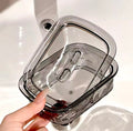 Plastic Bathroom Box in the Bathroom Household Soap Dish Rabbit Decor Soap Storage Rack for Draining Water Bathroom Accessories