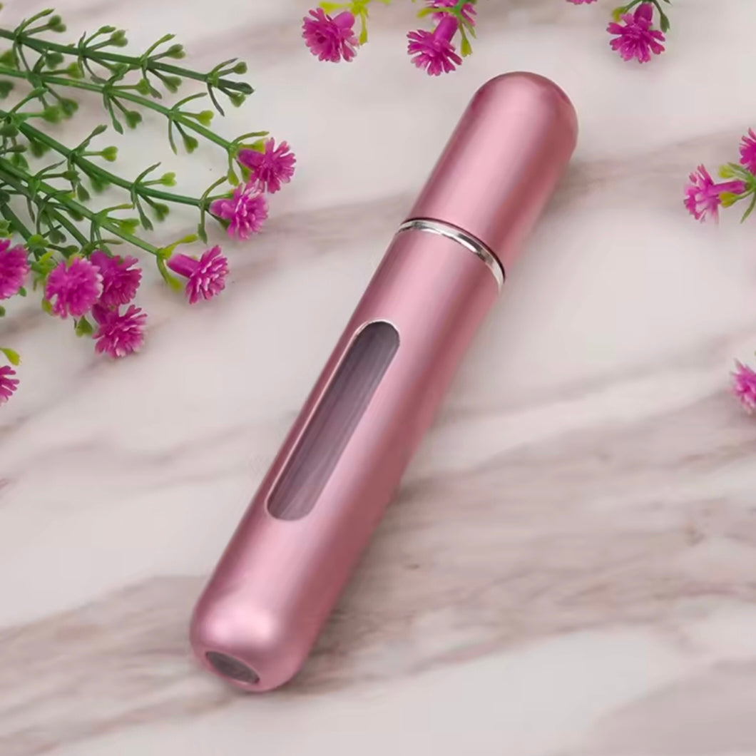 8/10ml Mini Portable Refillable Perfume Bottle Atomizer Pump Aluminum Spray Bottle Cosmetic Container Travel Makeup Tools