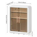 Seasoning Organizer Rack Multifunctional Spice Storage Holder No Punch Condiment Storage Cabinet with Hooks for Kitchen Bathroom
