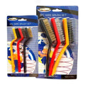 3Pcs Stainless Steel Bruh Brass Cleaning Brush Polishing Rust Remove Metal Wire Burring Cleaning Tool Family