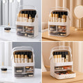 Premium Large-Capacity Makeup Organizer With Lid-Dustproof Desktop Cosmetic Storage Drawer for Skincare & Beauty Products
