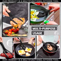 Shovel Clip Silicone Grip Flip Tongs Egg Steak Spatula Tongs Clamp Pancakes Fried Turners Cooking Tool kitchen Accessories