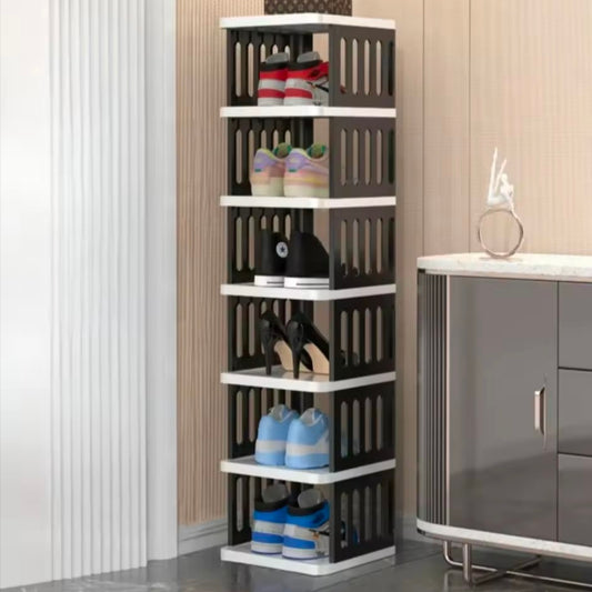 Multi Layer Simple Family Narrow Shoe RackMultielement Open Shoe Storage Rack a Living Room Space Saving Strong Storage Rack
